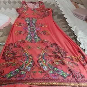 Isha racerback bohemian dress